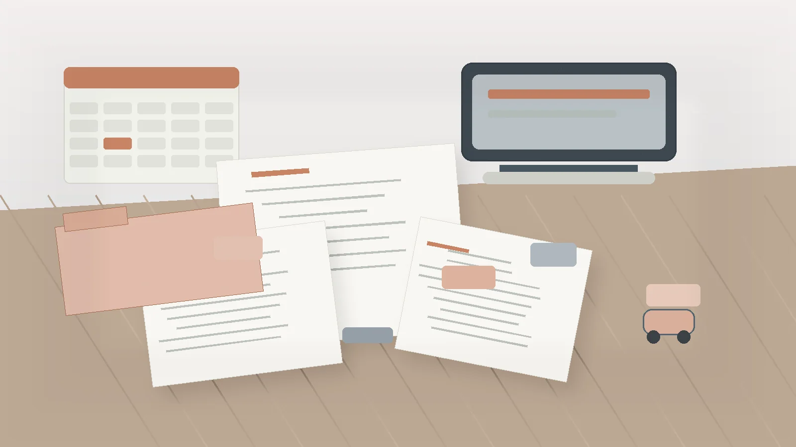 A Passenger In A Taxi Accident: Evidence To Keep document preparation scene