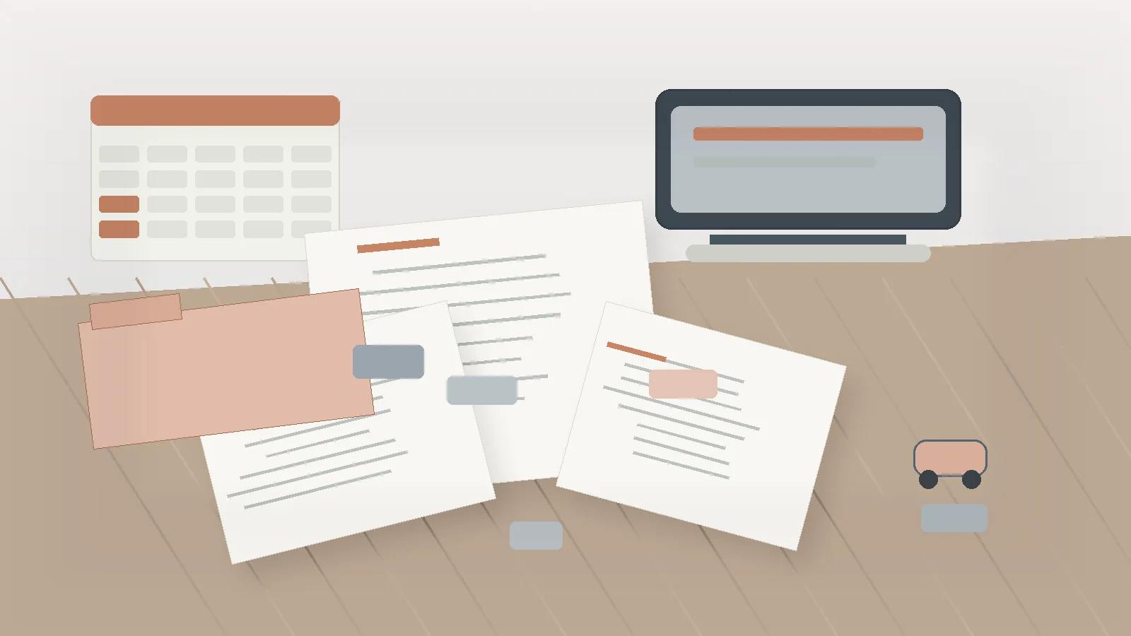 Injured in a road accident: when to speak to a lawyer document preparation scene